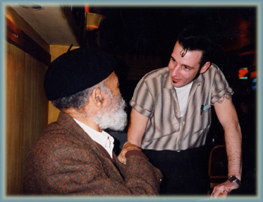 Ted Joans & T.Paul Ste. Marie at Bukowski's in Vancouver. photo by Laura Corsiglia