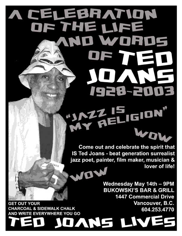 Ted Joans celebration May 14 2003