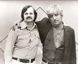 A.D. Winans & Jack Micheline in 1976.