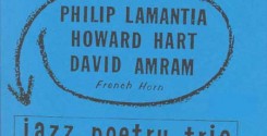 1957 handbill - Amram, Lamantia & Hart / courtesy T.Walden