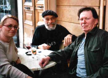 Ted Joans, Sveta & Keith Scotcher, March 2003