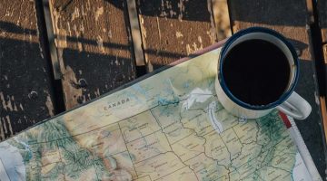 map and coffee / via unsplash