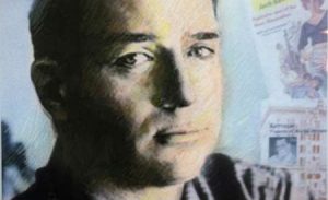 Jack Kerouac Rocky Mount Hall of Fame Potrtrait - inducted by John J. Dorfner