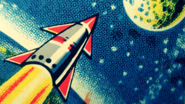 Rocket Ship Mural