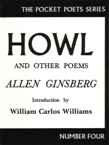 Allen Ginsberg HOWL book cover