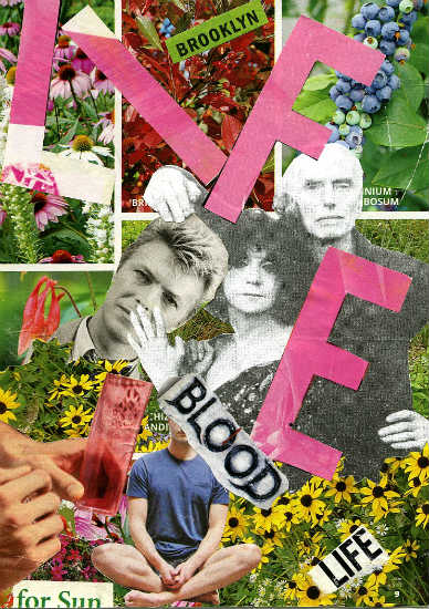 Steve Dalachinsky mail art collage 1