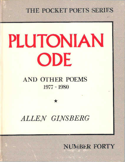 Plutonian Ode cover