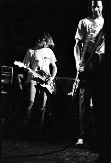 Nirvana: private photo courtesy of Jeanne Snodgrass, Cat’s Cradle performance
