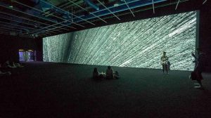 Ryoji Ikeda’s Continuum - photo copyright Leland Buck