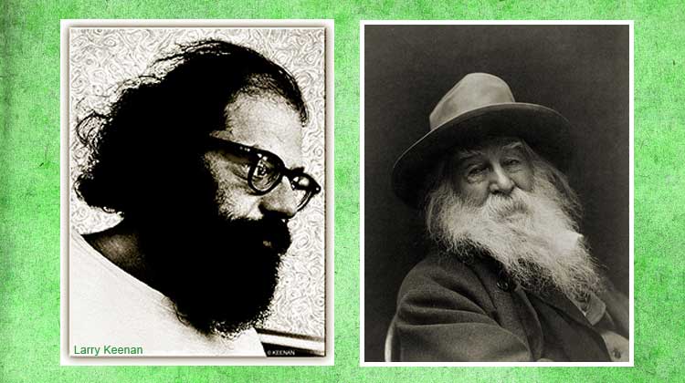 Allen Ginsberg photo by Larry Keenan / Walt Whitman
