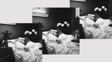 Candy Darling on her Deathbed by Peter Hujar, used as cover photo for I Am a Bird Now / fair use